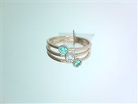 Ringe Ititoli Dame Sole Cuore Amore in Rosègold Smeraldo 0.19 Ct AS1081#RLS - AS1081#RLS